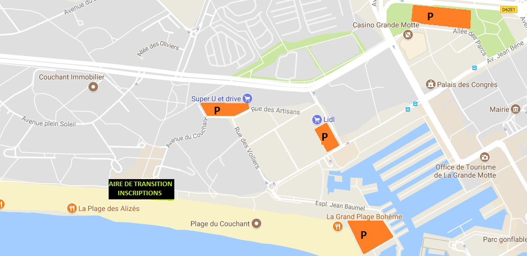 Accès LA GRANDEMOTTE TRIATHLON